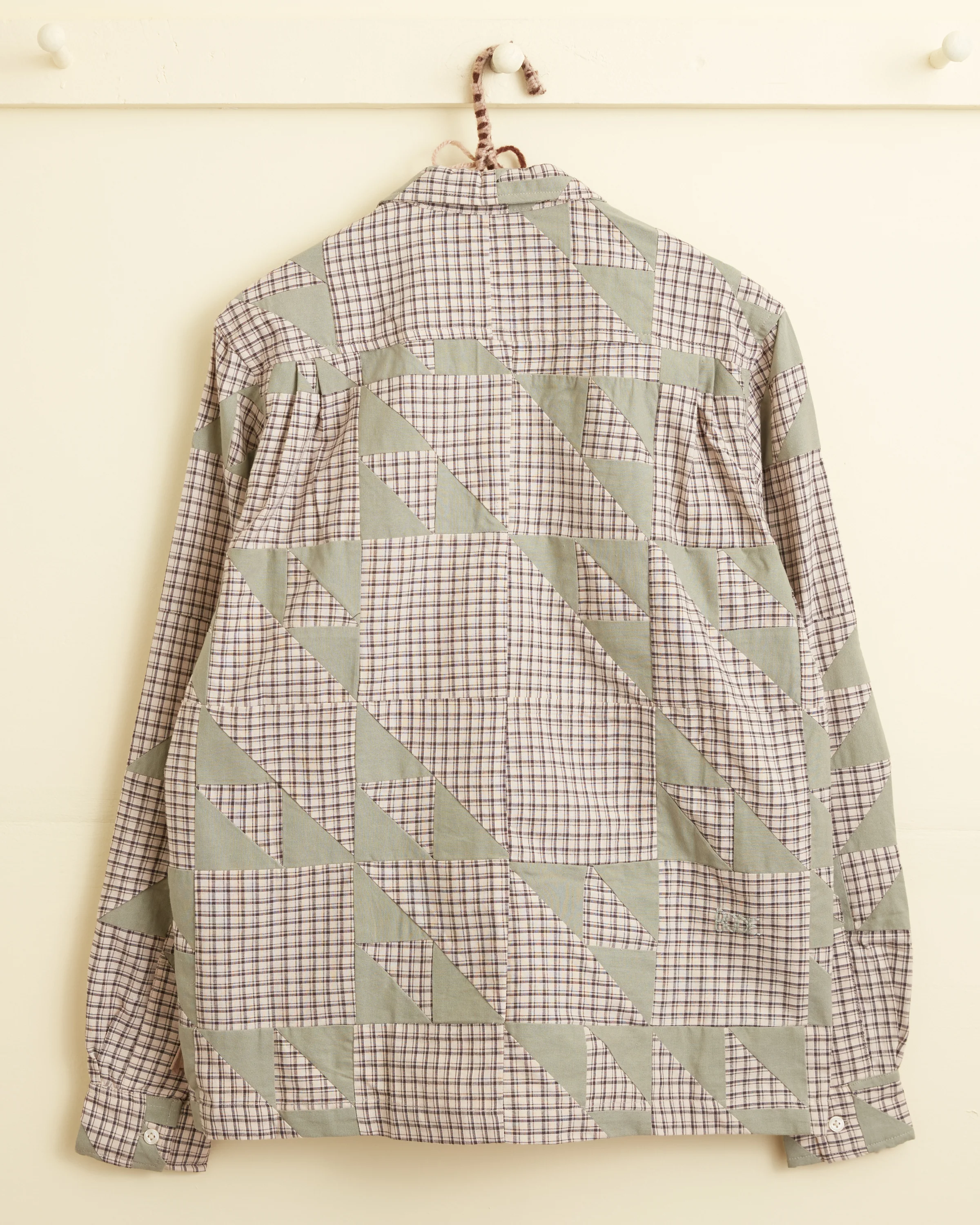 Wandering Lover Quilt Long Sleeve Shirt - Mint - Image 3