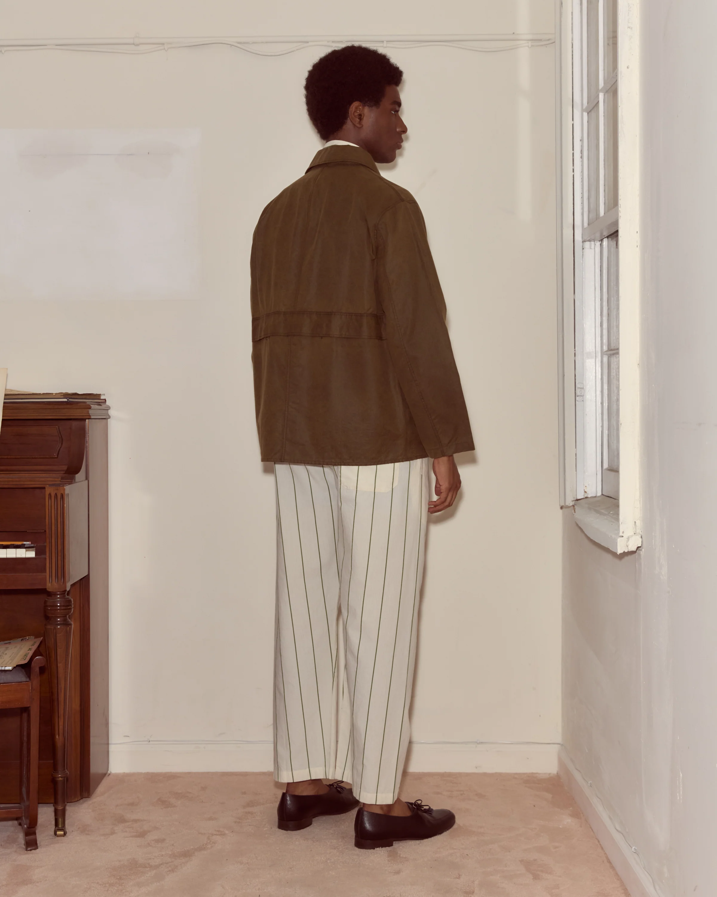 Waxed Hunting Jacket - Brown - Image 3