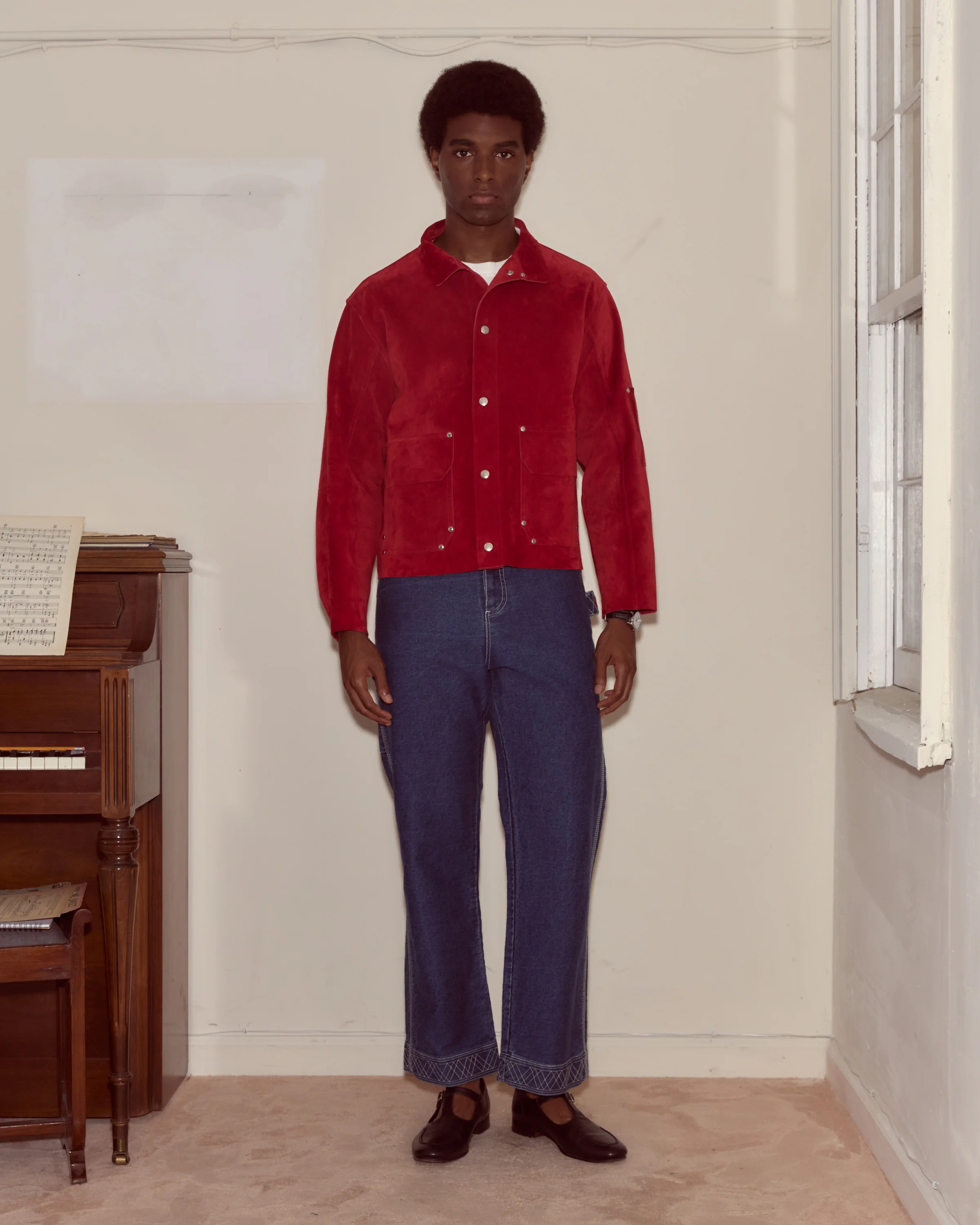 Welding Jacket - Red - Image 2
