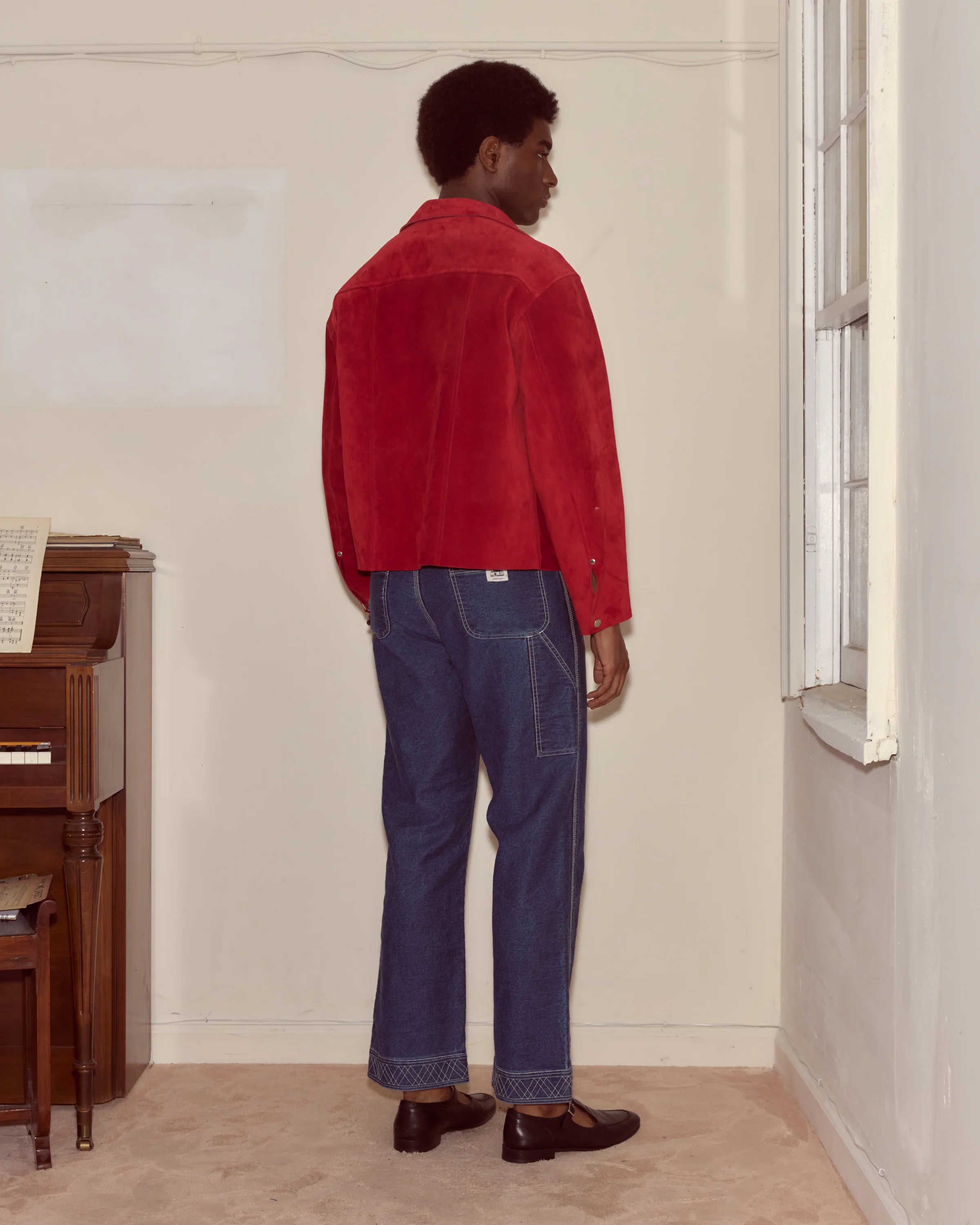 Welding Jacket - Red - Image 4