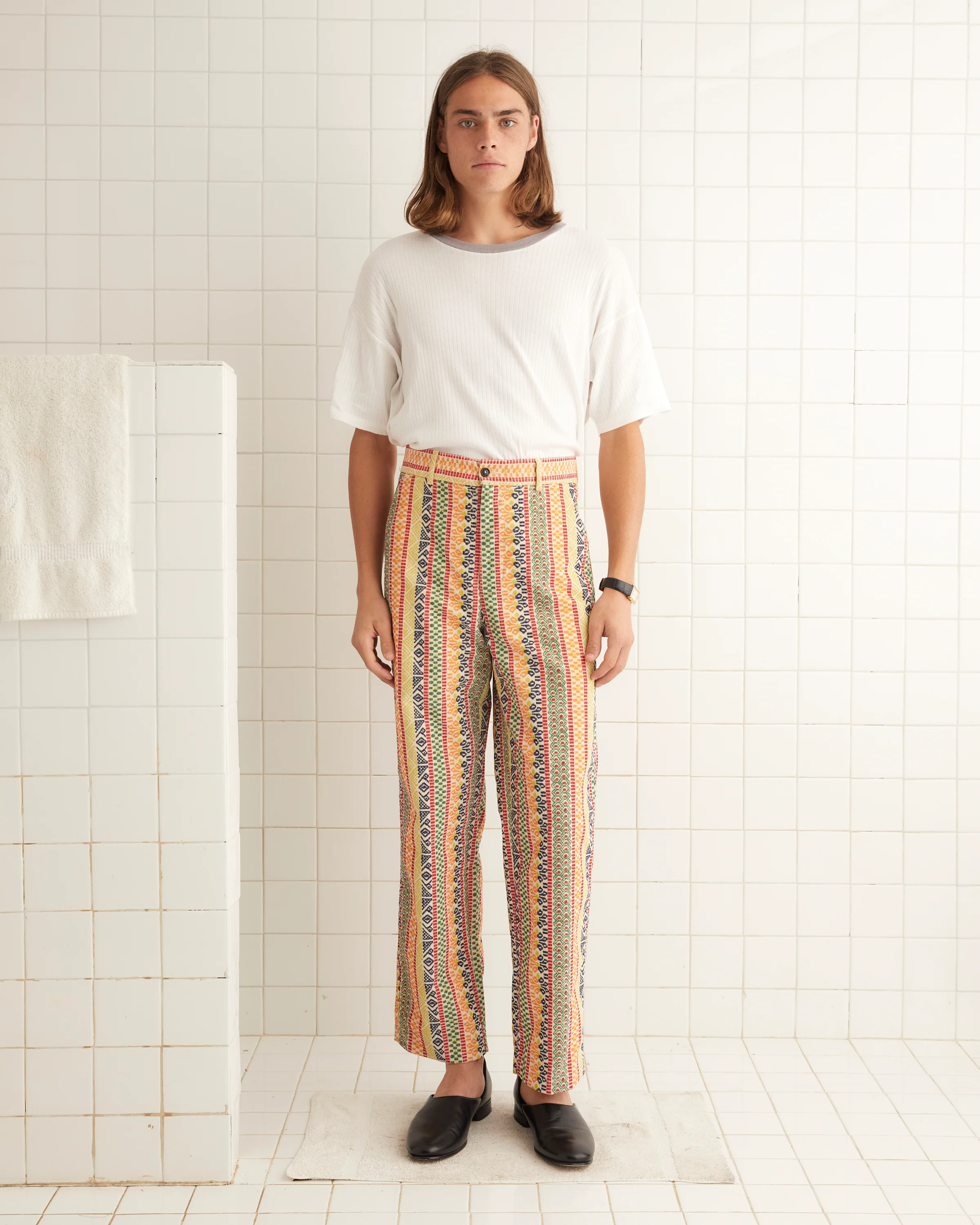 Wildflower Stripe Trousers - Image 2