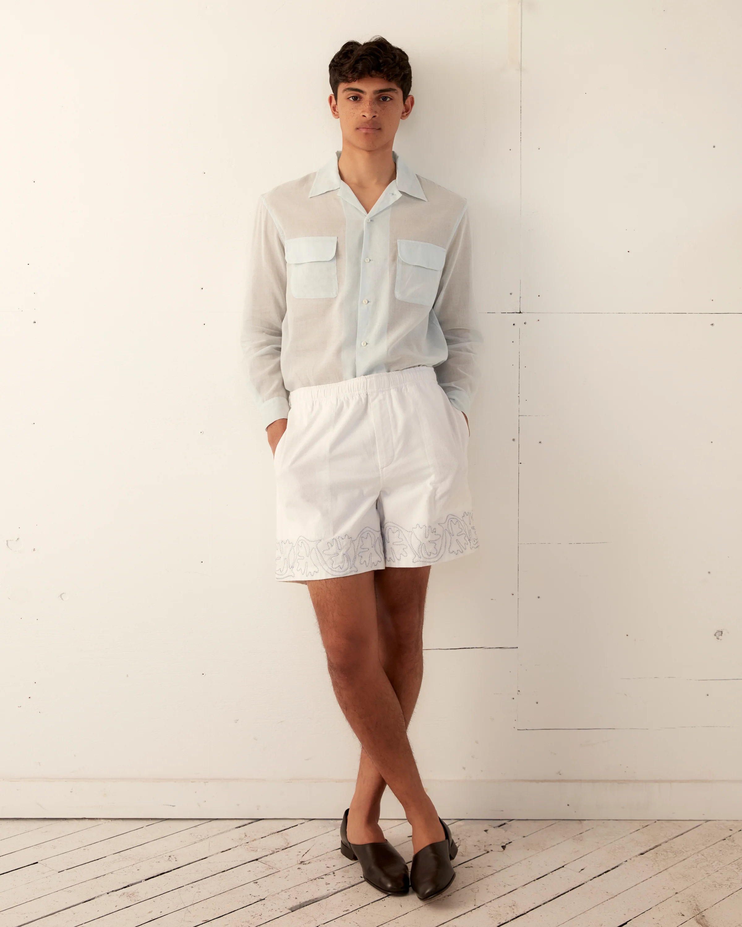 Zig-Zag Couching Shorts - Image 4