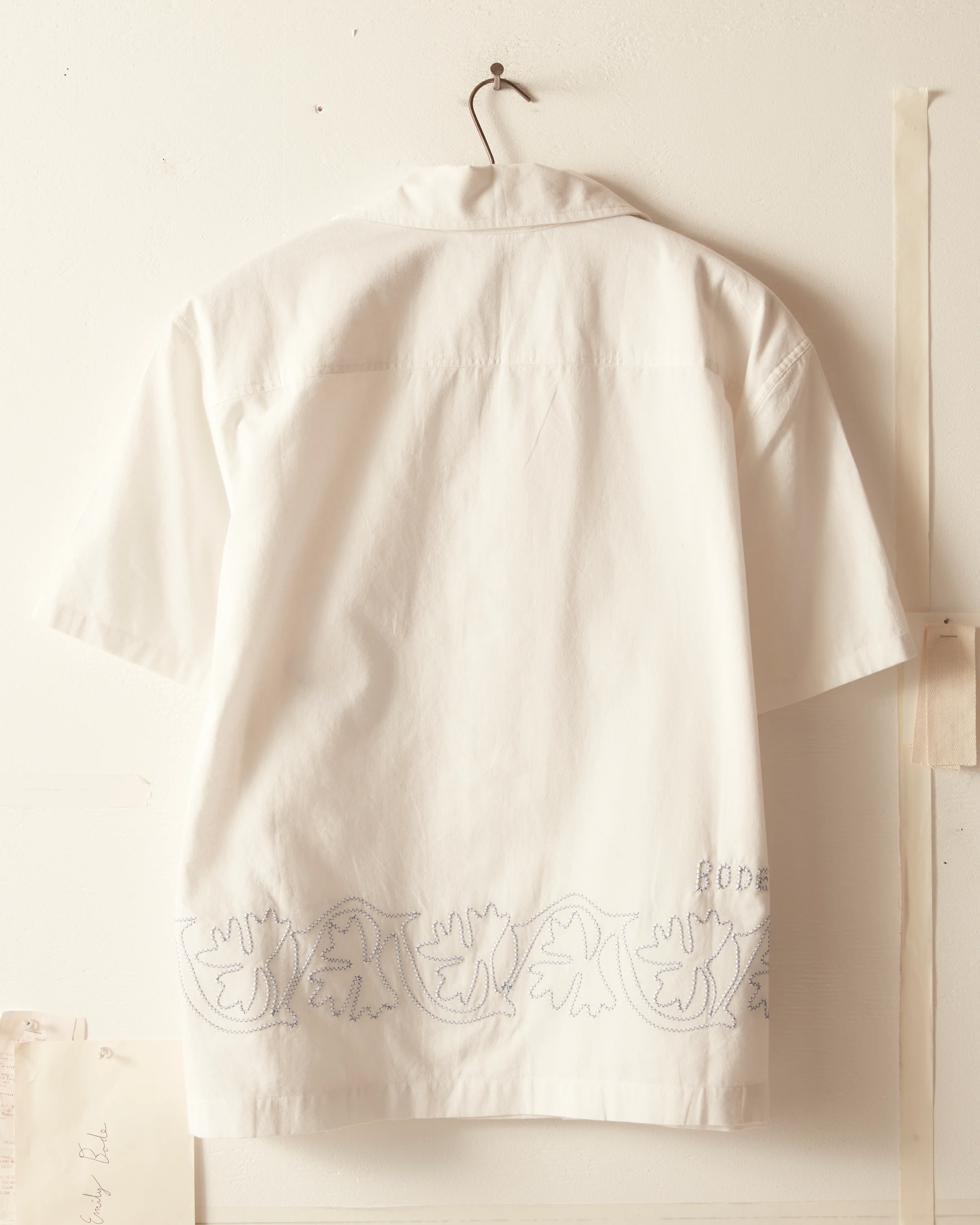 Zig-Zag Couching Short Sleeve Shirt - Image 5